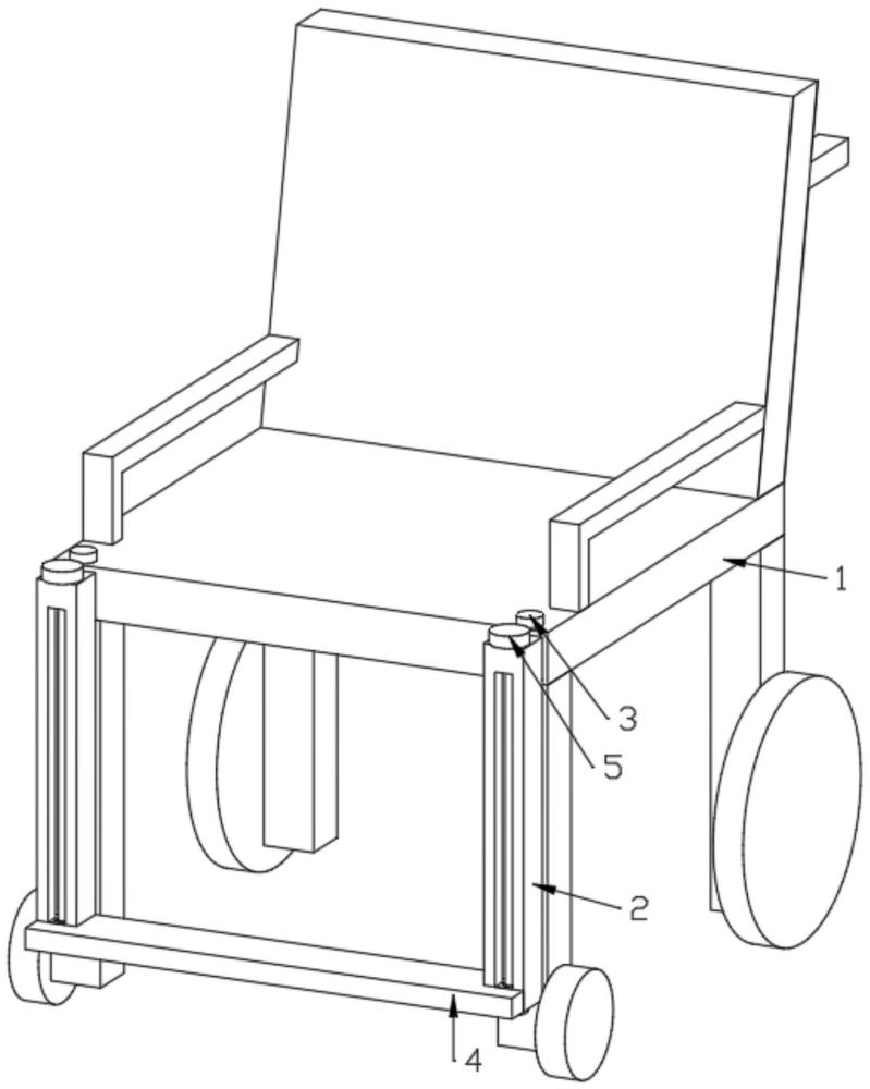 一種便于調(diào)節(jié)高度的輪椅的制作方法