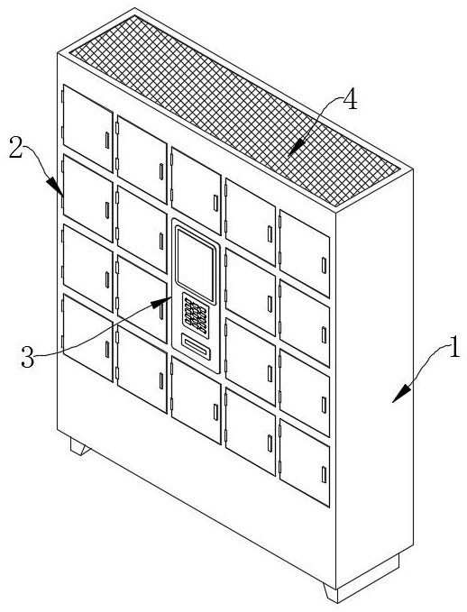 一種智能存包柜的制作方法