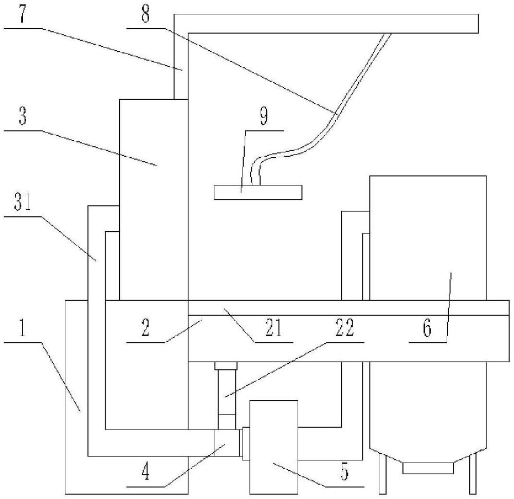 一種家具打磨用揚(yáng)塵清理裝置的制作方法