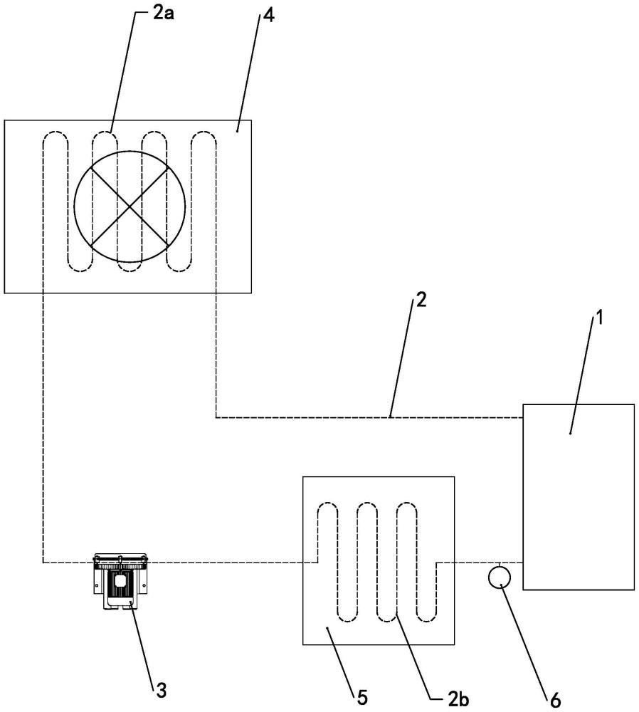 一種經(jīng)編機(jī)的油液冷卻裝置的制作方法