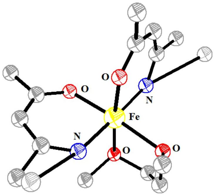 一種磁性隨機(jī)存儲(chǔ)材料用前驅(qū)體β-酮亞胺基乙二醇二甲醚Fe(II)化合物