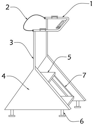 一種上下樓梯康復(fù)鍛煉器