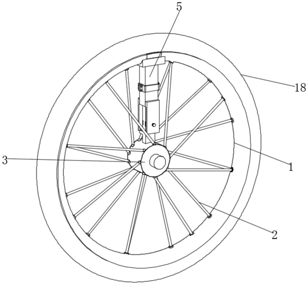 一種方便更換車胎的自行車的制作方法