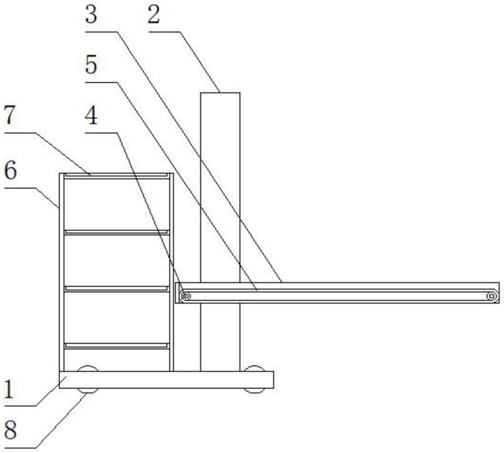 一種機(jī)械制造用原材料調(diào)運(yùn)裝置的制作方法