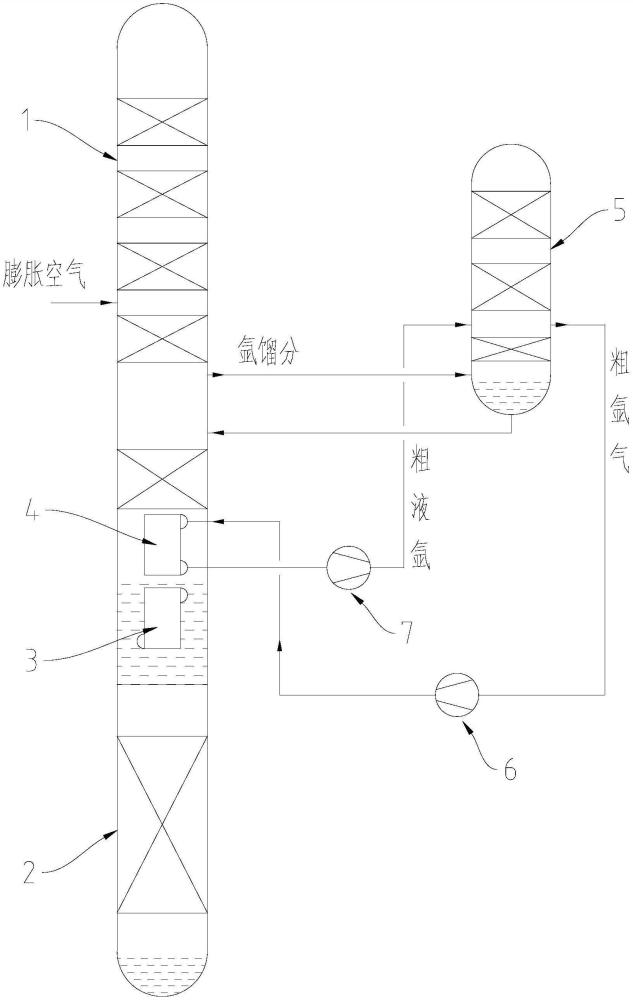 全低壓外壓縮空分系統(tǒng)的制作方法