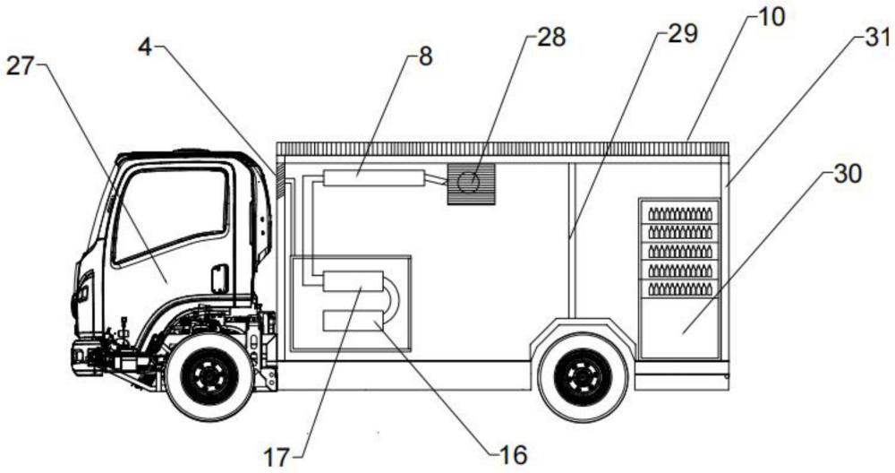 一種單一甲醇燃料應(yīng)急發(fā)電車的制作方法