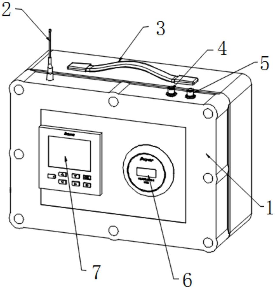 一種可移動式在線風(fēng)量風(fēng)壓測量儀的制作方法