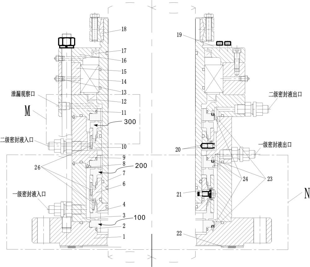 一種高壓三端面密封結(jié)構(gòu)的釜用機(jī)械密封的制作方法