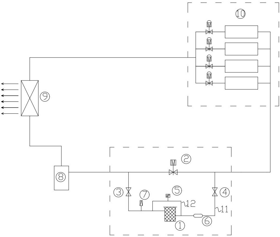 一種冷媒管路旁流過濾裝置的制作方法