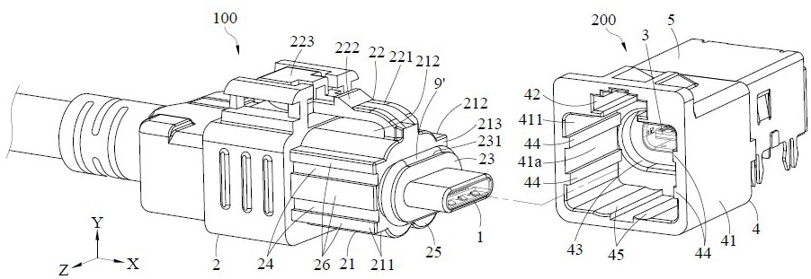 車用插頭電連接器及車用插座電連接器的制作方法