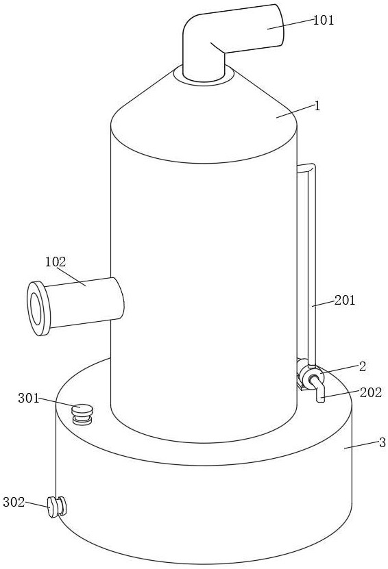 具有快速排水結(jié)構(gòu)的脫硫塔的制作方法