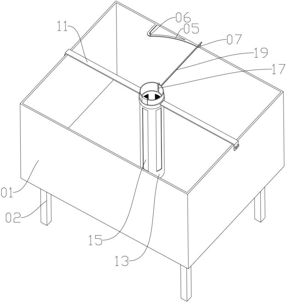 新型建筑污水沉降池的制作方法