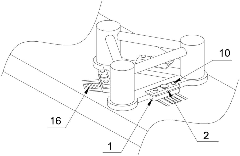 一種浮式風(fēng)機(jī)干拖運(yùn)輸用定位機(jī)構(gòu)的制作方法