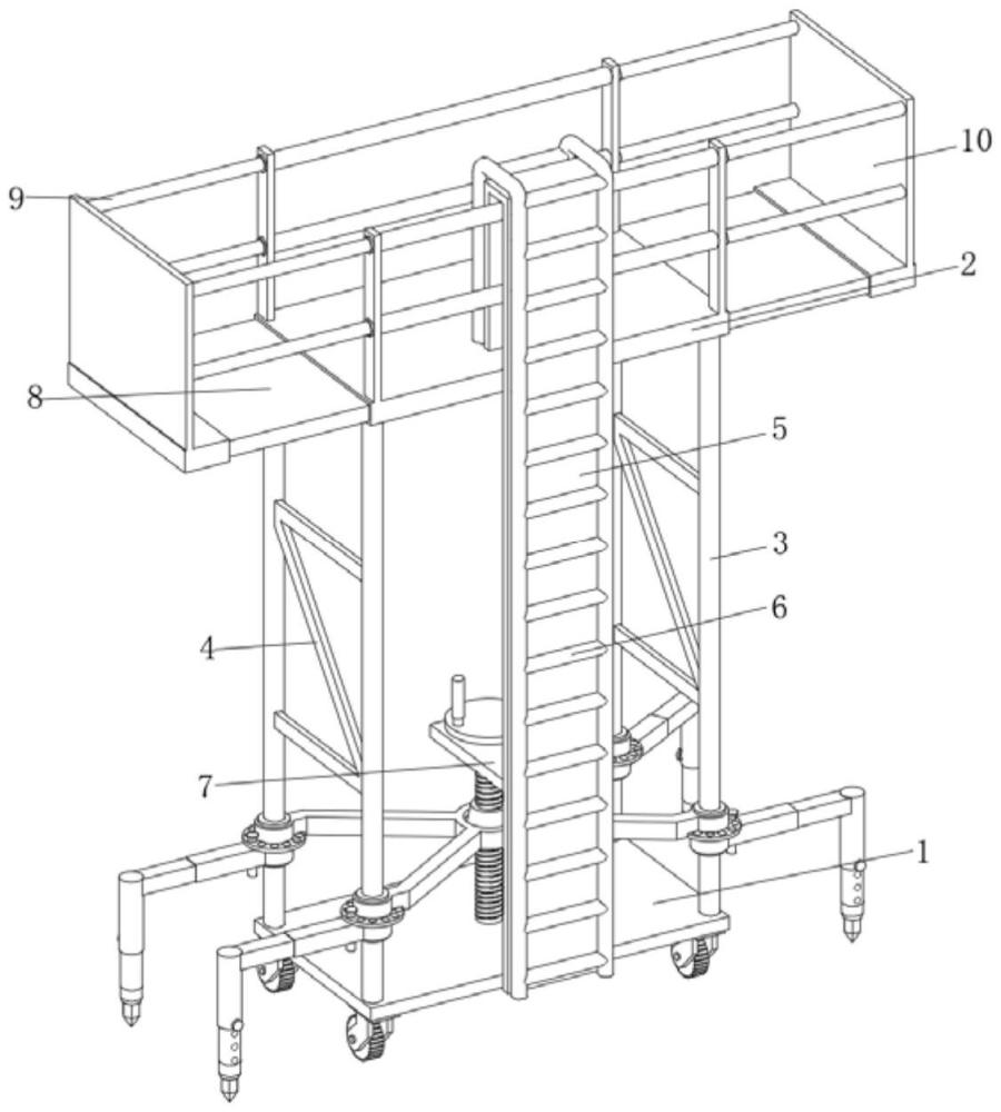 一種建筑施工用承載架的制作方法