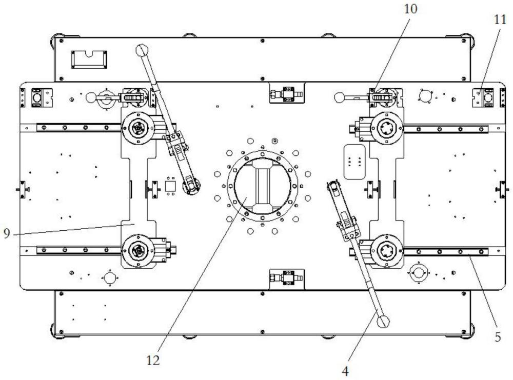 一種燃料電池發(fā)動(dòng)機(jī)裝配用工裝車的制作方法