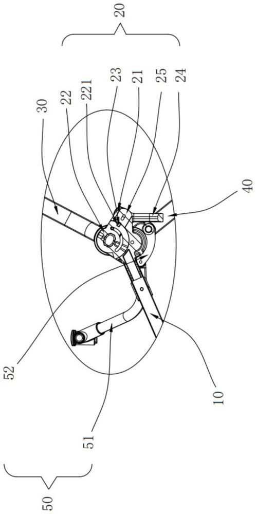 一種可聯(lián)動(dòng)折疊的童車的制作方法