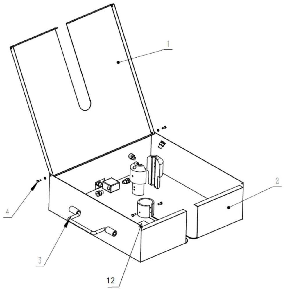 翻盖式自监控测井电缆清洁器的制作方法