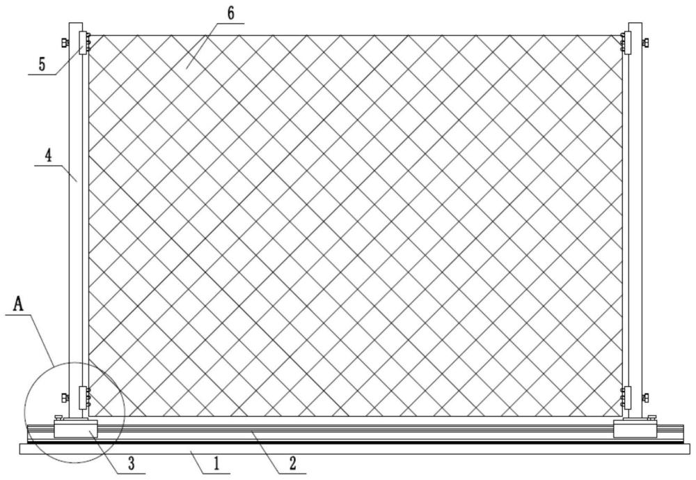 一种保温材料与建筑墙体的挂网结构