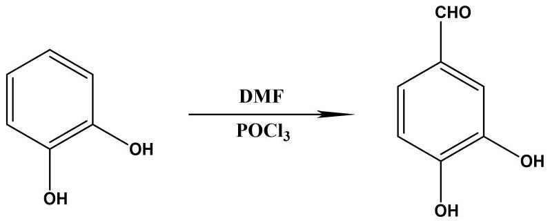 兒茶醛的一步合成方法