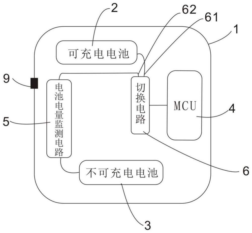 一種可充電和不可充電的雙用時(shí)鐘機(jī)芯的制作方法