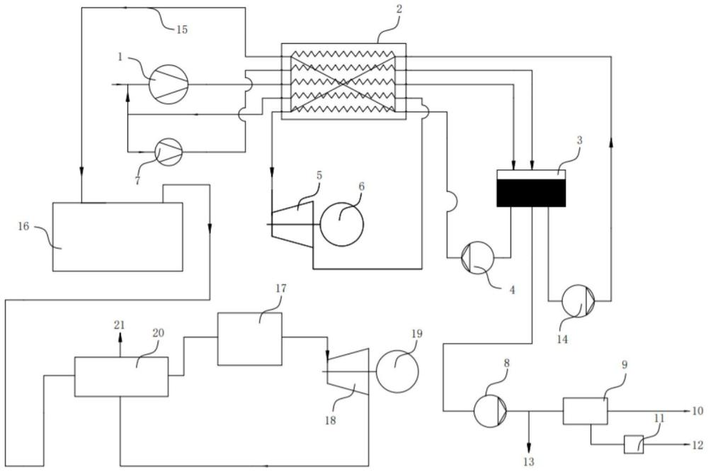 一種液空回冷型壓縮空氣儲能電站的制作方法