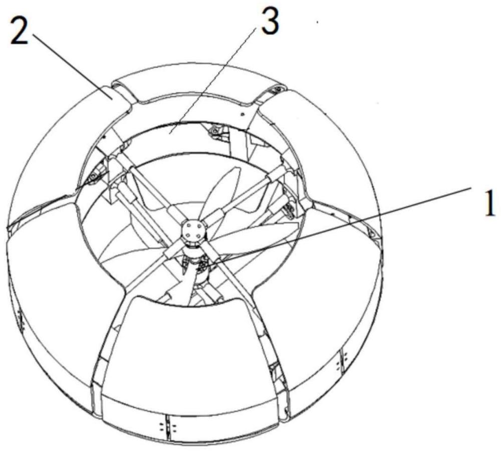 一種陸空兩棲消防救援球狀機(jī)器人