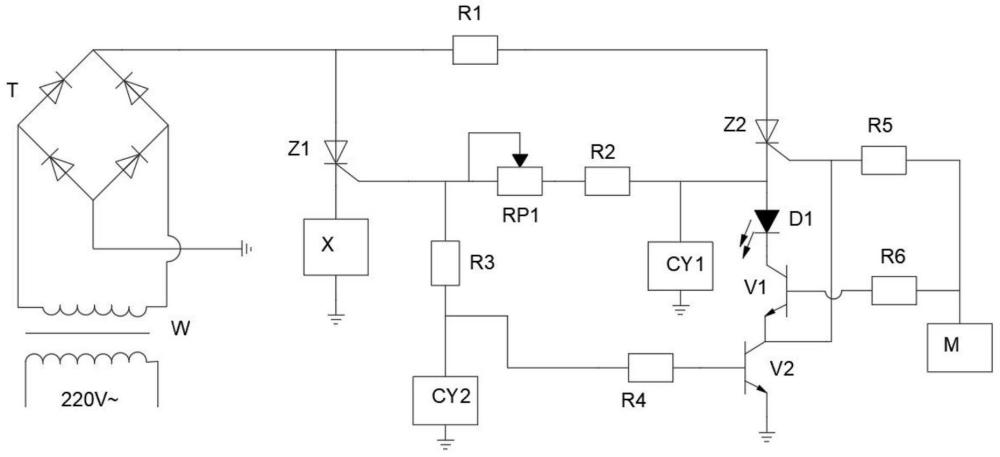 一種節(jié)能控制的智能開關(guān)電路的制作方法