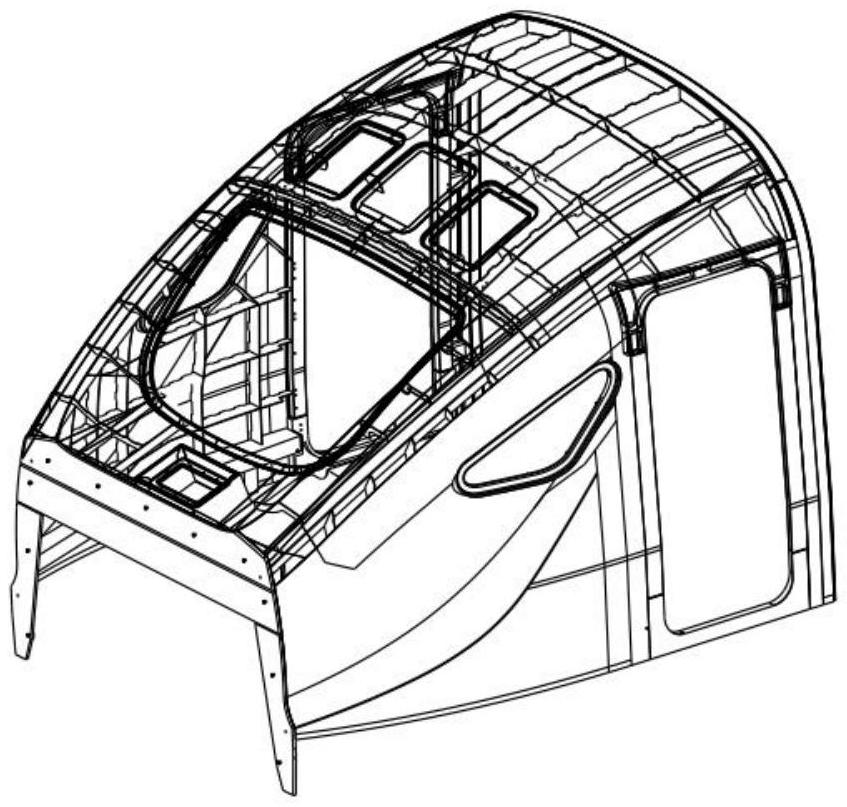 鋁合金市域C型車司機(jī)室結(jié)構(gòu)的制作方法