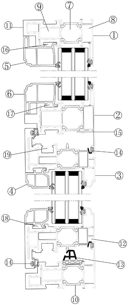 一種建筑門窗用隔熱鋁塑共擠型材及其加工方法與流程