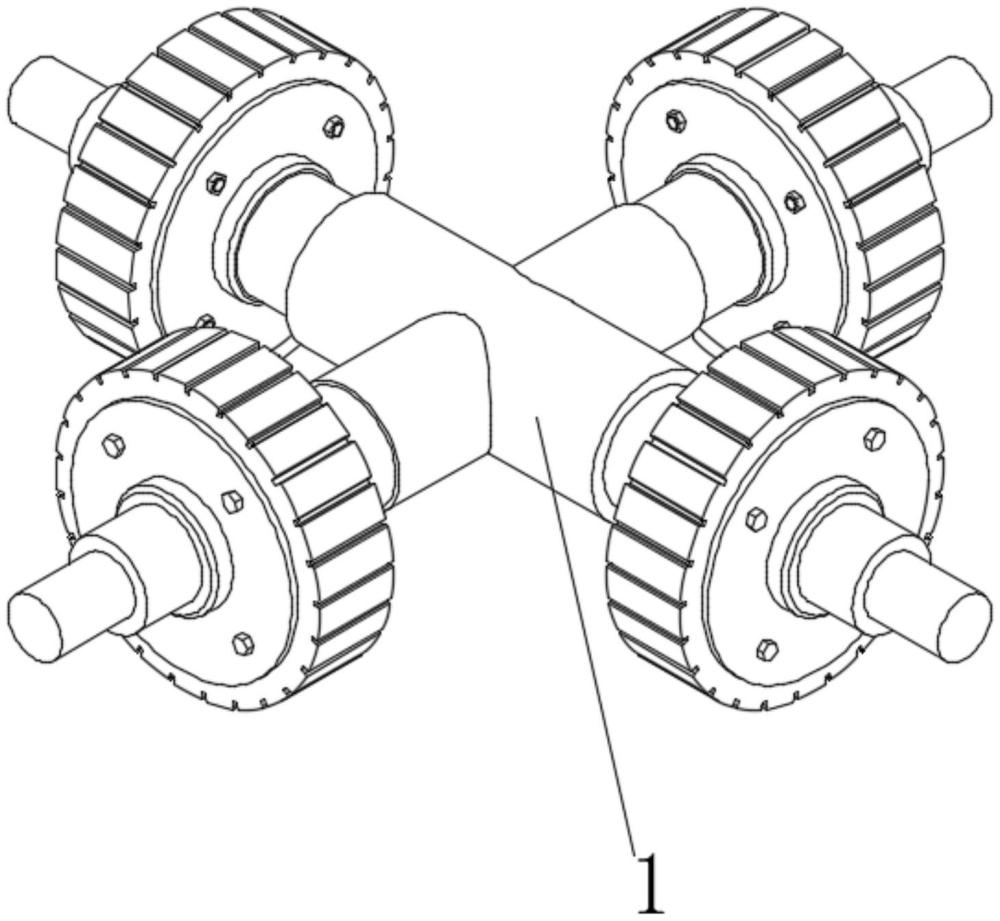 一種顆粒機(jī)四壓輥總成結(jié)構(gòu)的制作方法