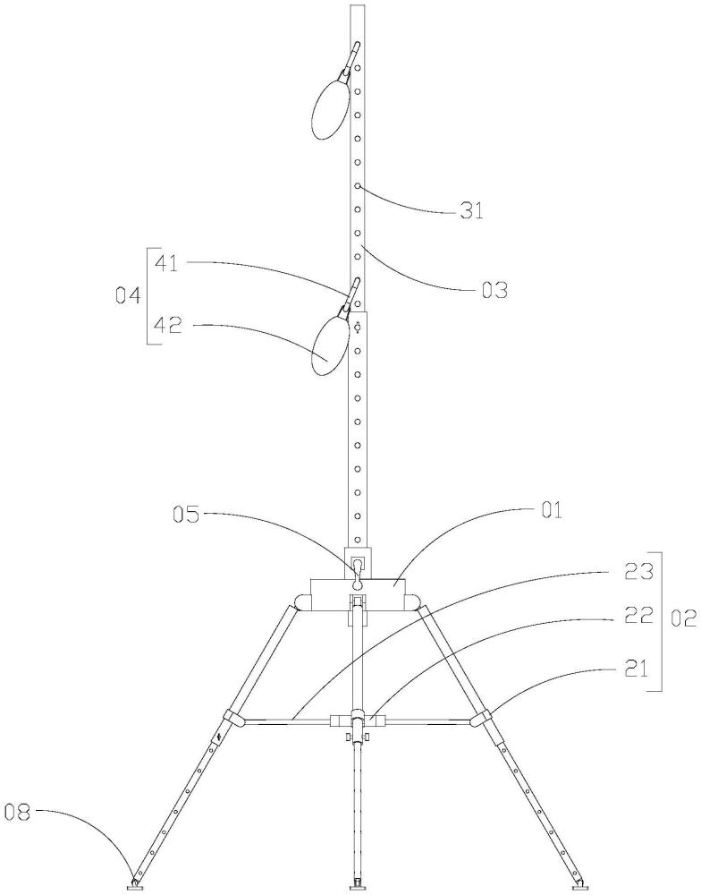 建筑室內(nèi)溫濕度梯度測量裝置的制作方法