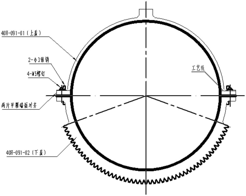 一種扇形齒輪加工方法與流程