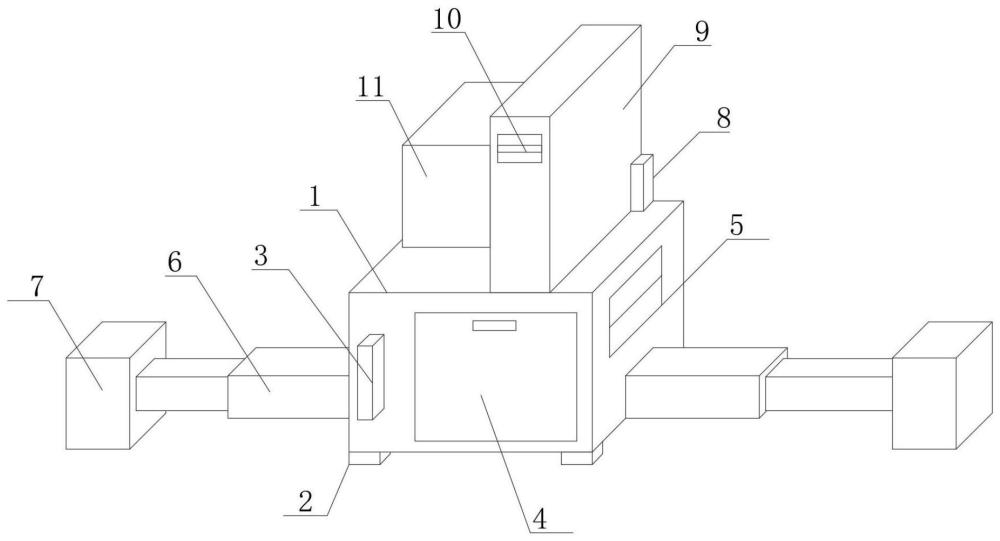 一种防止火花飞溅的铝合金建筑型材切割装置的制作方法