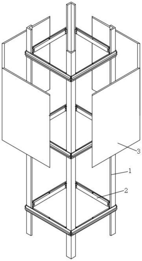 一種柱形全包圍幕墻結(jié)構(gòu)的制作方法