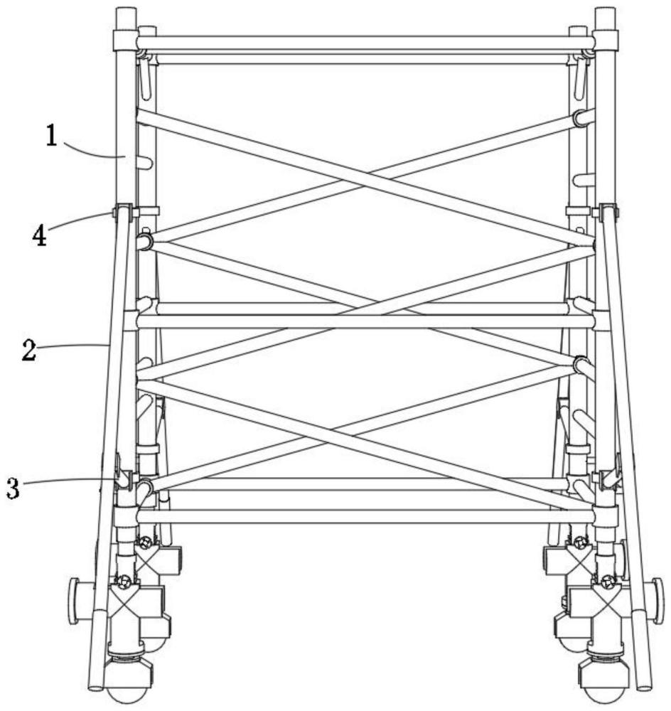 一種建筑施工用承載架定位組件的制作方法