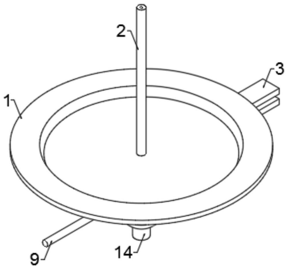 一種真空燒結爐用置料底座結構的制作方法