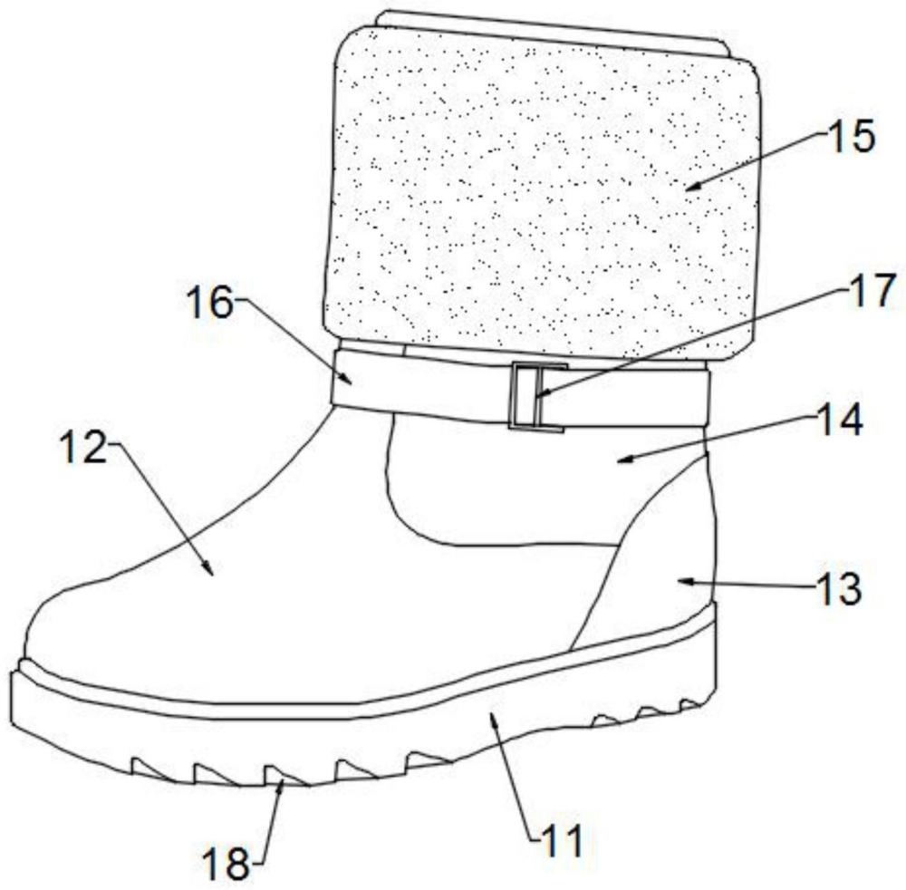 一種方便清洗的雪地靴的制作方法