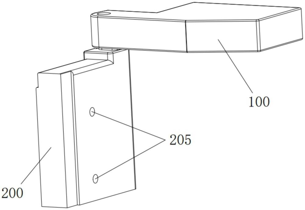 一種側(cè)開門的鉸鏈結(jié)構(gòu)及家用電器的制作方法