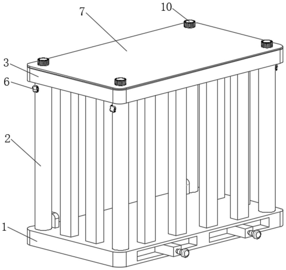 一種施工建筑外墻用安全吊籃的制作方法