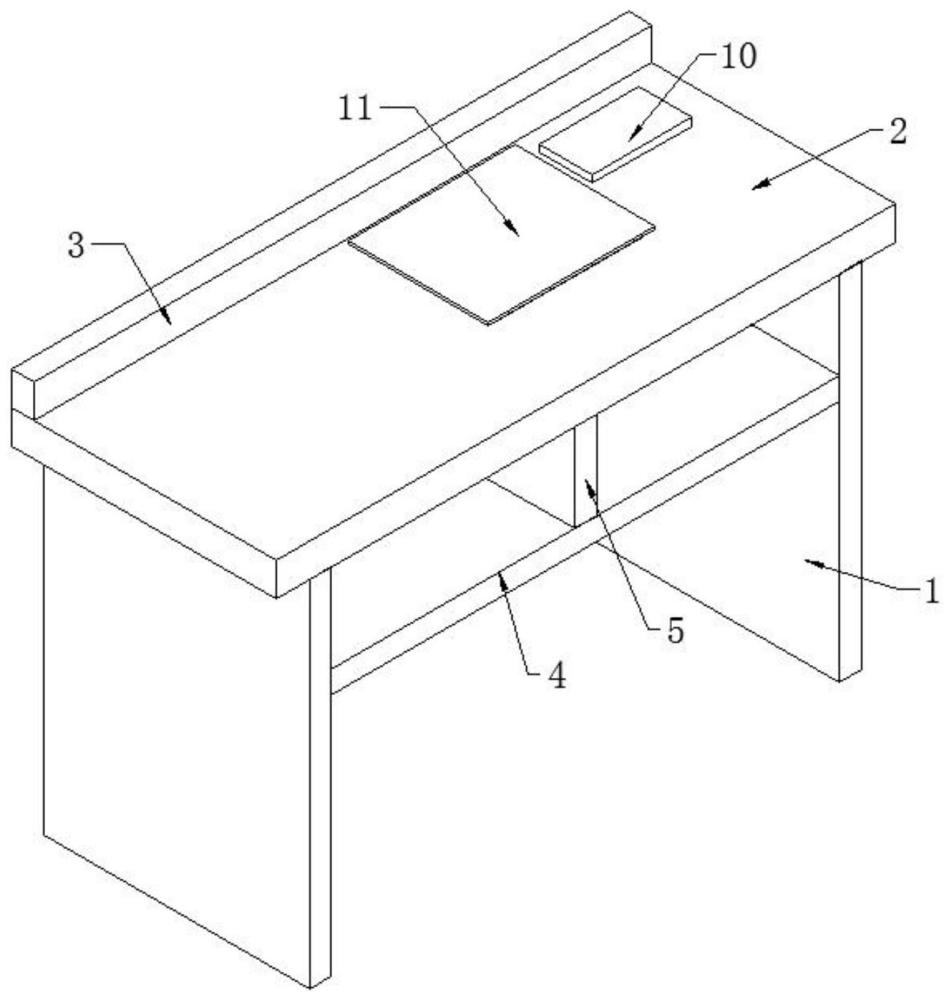 一種具有電路固定機(jī)構(gòu)的多功能主席臺(tái)的制作方法