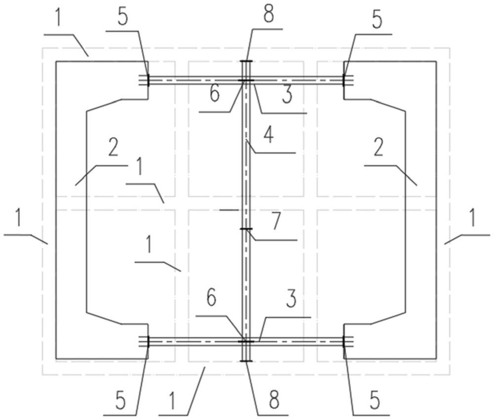 一種修建平頂直墻隧道結(jié)構(gòu)的輔助支撐體系的制作方法