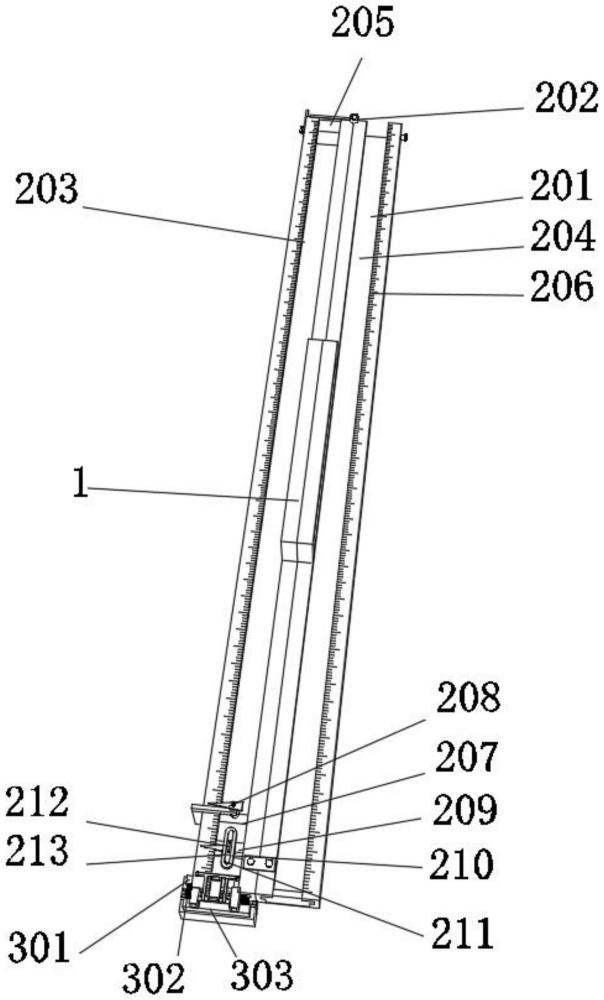 一種鐵路軌道間距檢測裝置的制作方法