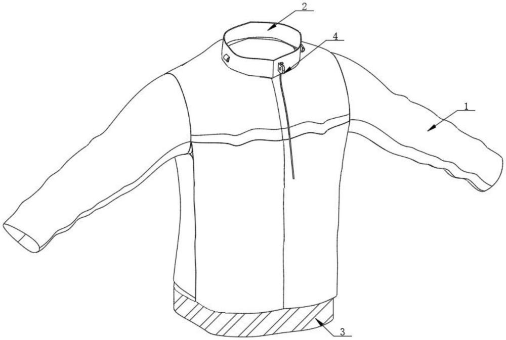 一種防風(fēng)羽絨服的制作方法