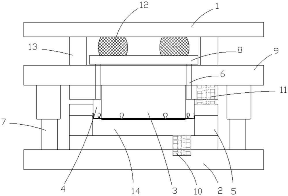 咖啡机顶盖装饰片翻边压型模具的制作方法