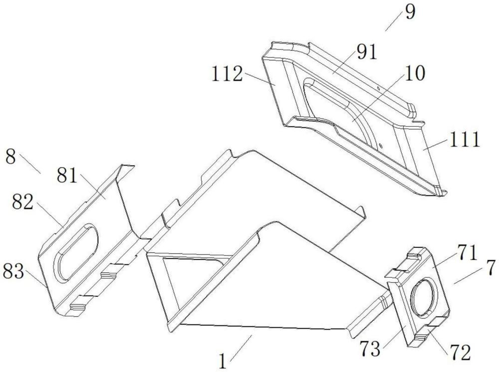 一種VAN車側碰吸能結構及VAN車的制作方法