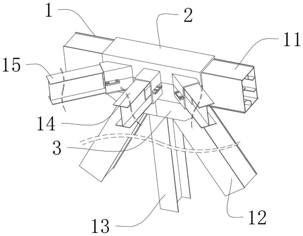 一種橋梁用鋼桁架節(jié)點(diǎn)連接結(jié)構(gòu)的制作方法