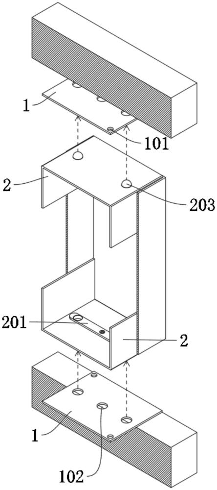 一種裝配式建筑方木隔斷的安裝配件及其制造工藝的制作方法