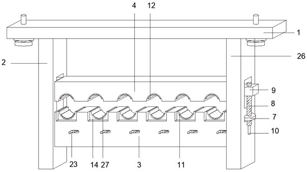 一种大型建筑线路管理吊架的制作方法