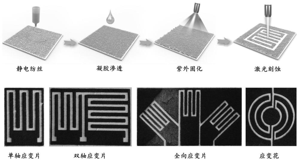 高強度柔性復(fù)合凝膠材料、高強度柔性應(yīng)變片及其制備方法及應(yīng)用