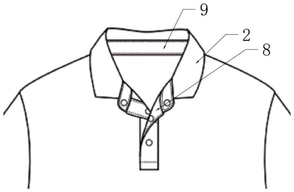 新型POLO衫翻領(lǐng)領(lǐng)型的制作方法